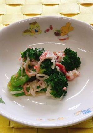 【保育園】ブロッコリーのかにかまあんかけ-レシピのメイン写真