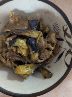 簡単★ナスと豚こま肉のカレー粉炒め-レシピのメイン写真