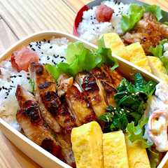 รูปของ 【鶏ももの味噌漬け焼き】