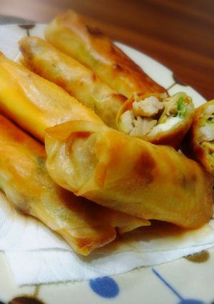 ＊焼豚とメンマとさけるチーズの春巻＊-レシピのメイン写真