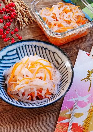 お正月☆おせちに！紅白なます☆-レシピのメイン写真