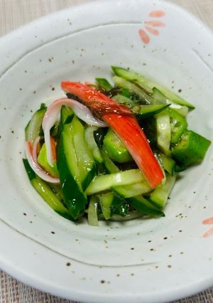おくらともずくの和え物-レシピのメイン写真