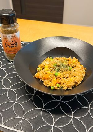 レンジで超簡単！オートミールカレーピラフ-レシピのメイン写真