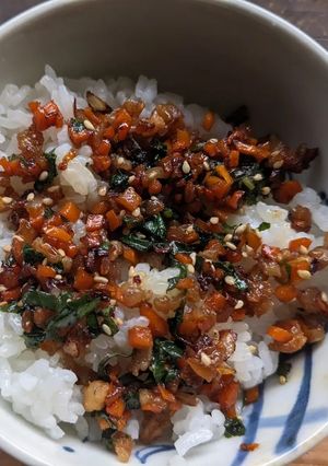 しゃぶしゃぶ用肉で！めちゃうまふりかけ-レシピのメイン写真