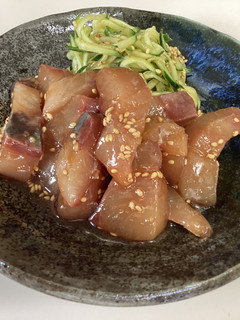 はまちイナダの醤油にんにくコチュジャン!-レシピのメイン写真