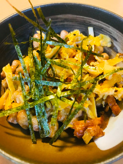 毎日の納豆●あまから玉子焼き添え-レシピのメイン写真