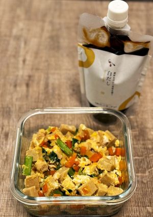 高野豆腐とささみのやさしい卵とじ-レシピのメイン写真
