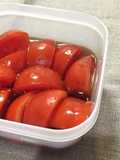 安いトマトが美味しくなる☆ポン酢漬け