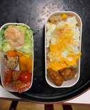 全てレンジ洋風梅照クリームオムライス弁当