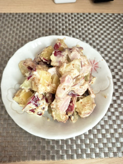 さつまいもと魚肉ソーセージ粒マスマヨ和え-レシピのメイン写真