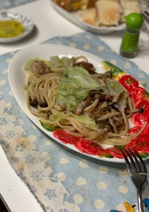 しめじとキャベツのオイルパスタ-レシピのメイン写真