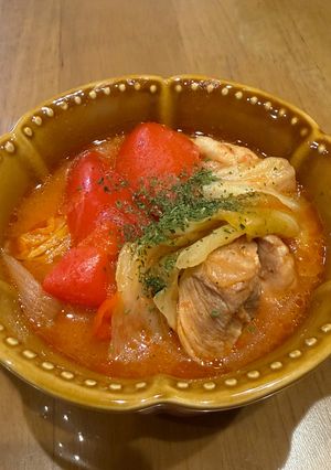 チキンのトマト煮-レシピのメイン写真
