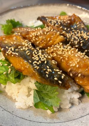 さばの甘辛丼。-レシピのメイン写真