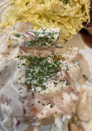 水切りヨーグルトの和え物2-レシピのメイン写真