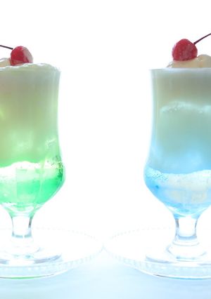 クリームソーダ-レシピのメイン写真