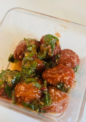 絶品！梅干しキムチ-レシピのメイン写真