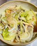 厚揚げとレタスの中華風とろ炒め