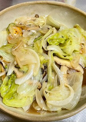 厚揚げとレタスの中華風とろ炒め-レシピのメイン写真