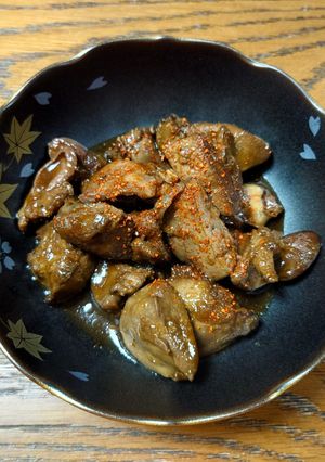 鶏レバーの煮付け-レシピのメイン写真