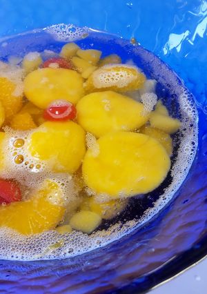 やさいの白玉・フルーツポンチ-レシピのメイン写真
