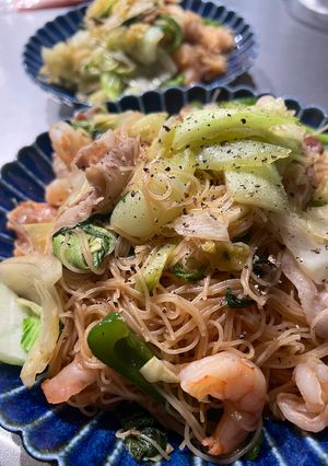 アレンジ☆うまうま!市販の焼きビーフン!-レシピのメイン写真