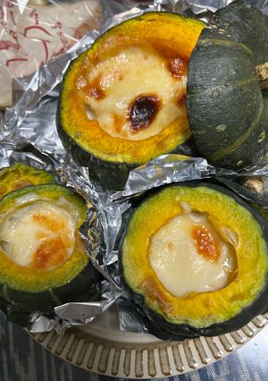 ミニカボチャのグラタン🎃-レシピのメイン写真