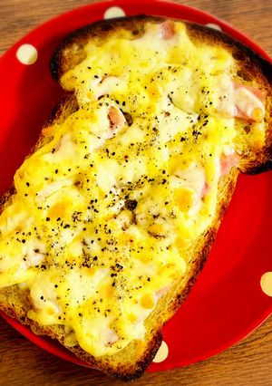 朝食ランチ♡ベーコンチーズマヨトースト-レシピのメイン写真