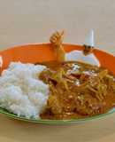 舞茸と生クリームのコク旨チキンカレー