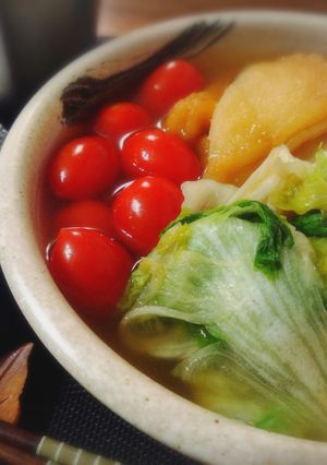＊レタスとトマトと練り物のおでん＊-レシピのメイン写真
