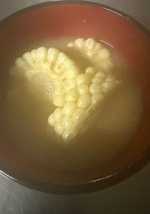 恵美子おかあさん北海道の味とうもろこし味噌汁-レシピのメイン写真