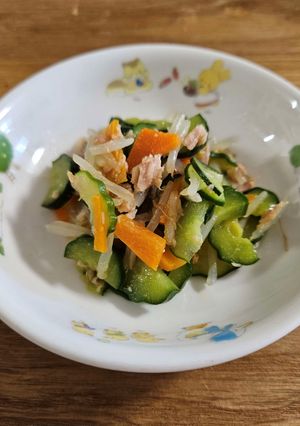 保育園給食★きゅうりとツナの中華和え-レシピのメイン写真
