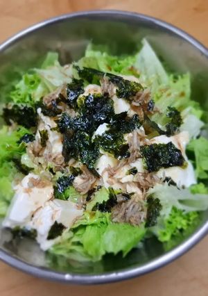 レタスと豆腐のサラダ-レシピのメイン写真