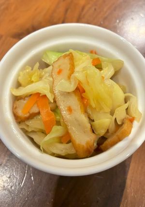 キャベツと薩摩揚げのきんぴら-レシピのメイン写真