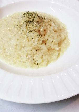 生米から作る簡単チーズリゾット-レシピのメイン写真