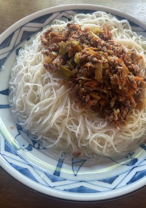 冷やし坦々素麺-レシピのメイン写真