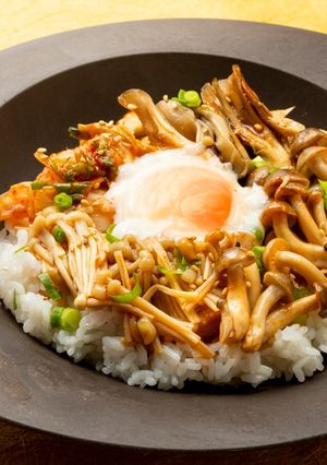 きのこのビビンバ混ぜご飯-レシピのメイン写真