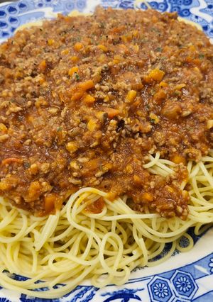 無水ミートソースパスタ大容量-レシピのメイン写真