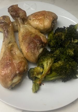 鶏手羽元とブロッコリーのオーブン焼き-レシピのメイン写真