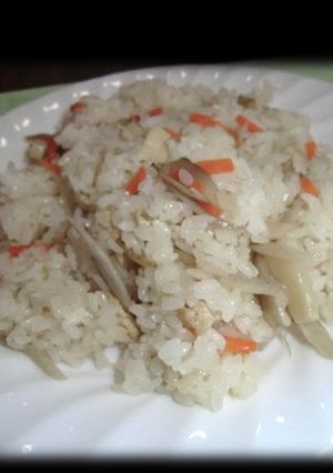 炊飯器で簡単！たけのこおこわ-レシピのメイン写真