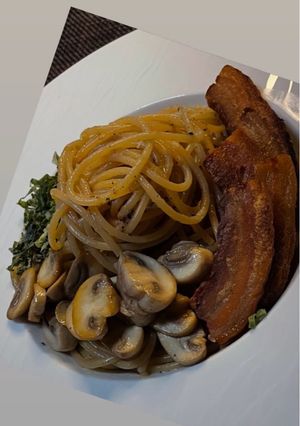 油そば風パスタ-レシピのメイン写真