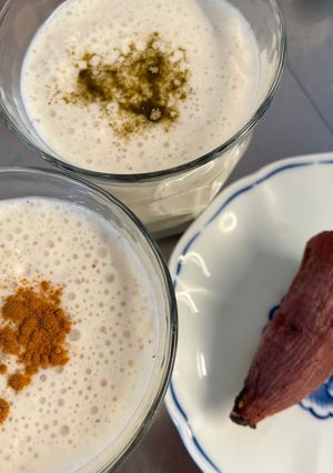 【スムージー】クリチ焼き芋抹茶シナモン-レシピのメイン写真