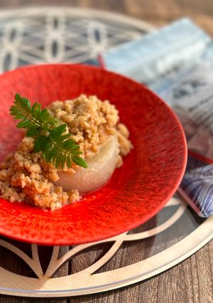 ふろふき大根のそぼろ味噌がけ-レシピのメイン写真