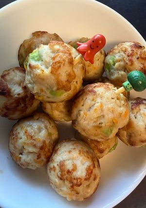 かんたん！野菜いっぱい鶏つくねボール-レシピのメイン写真