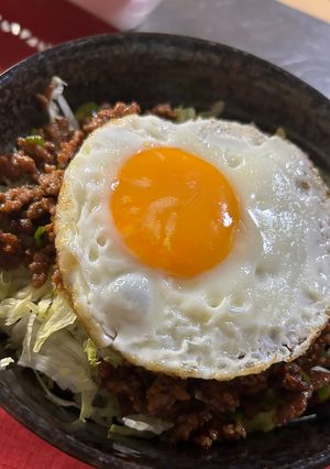 とーちゃん特製カレーミンチ丼-レシピのメイン写真