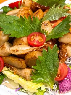 ちくわとさつま揚げのバター醤油和風サラダ-レシピのメイン写真