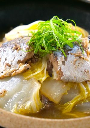 【低糖質✖️超簡単】サバ缶と白菜のポン酢煮-レシピのメイン写真