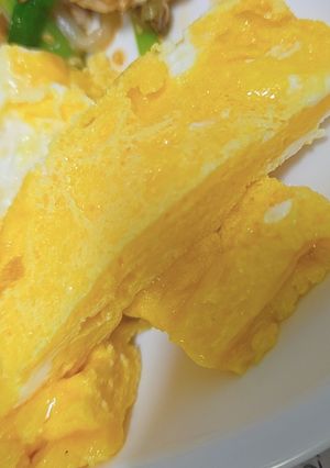 丸フライパンで卵焼き-レシピのメイン写真