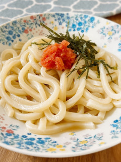 即完成!レンジで簡単!たらこバターうどん-レシピのメイン写真