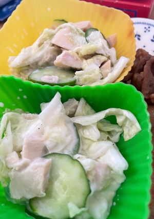 白菜のサラダ　マヨベース　玉ねぎベース市販-レシピのメイン写真