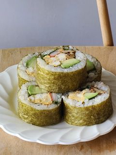 クルミの佃煮♪恵方巻き☆節分☆サラダ巻き-レシピのメイン写真